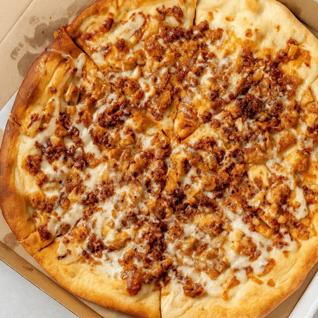 BBQ Chicken Pizza.