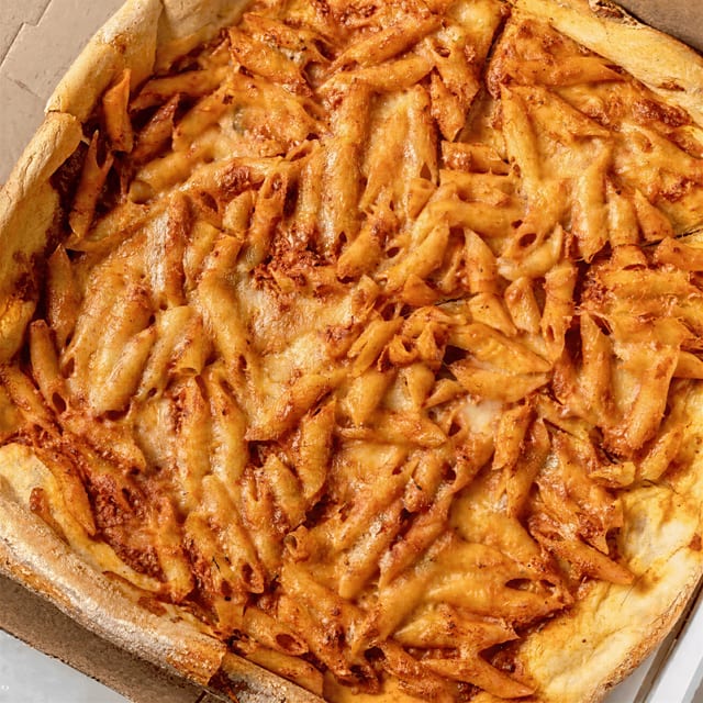 Penne Vodka Pizza.