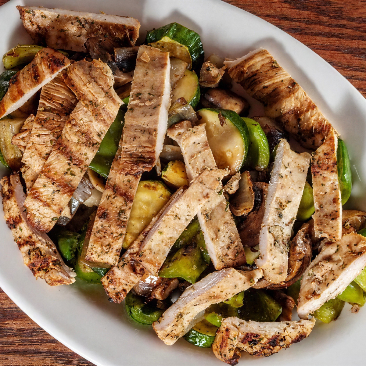Grilled Chicken with Vegetables