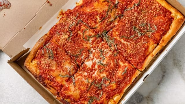 Grandma Buffalo Pizza.